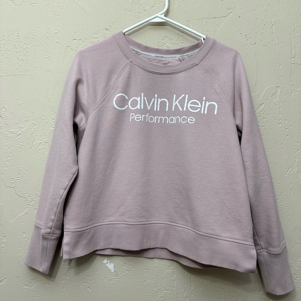 ❤️‍🔥2/$20❤️‍🔥Calvin Klein Performance Women's Dusty Pink Crewneck Size Small
